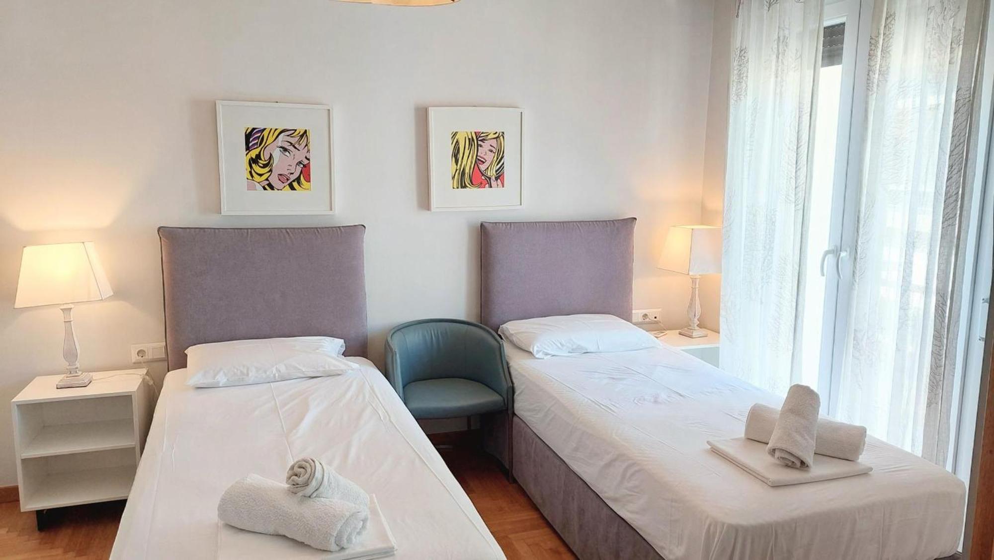 Elegant Apartment In Acropolis Aten Exteriör bild