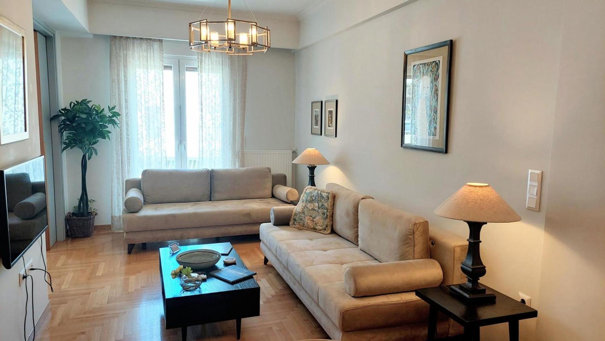 Elegant Apartment In Acropolis Aten Exteriör bild