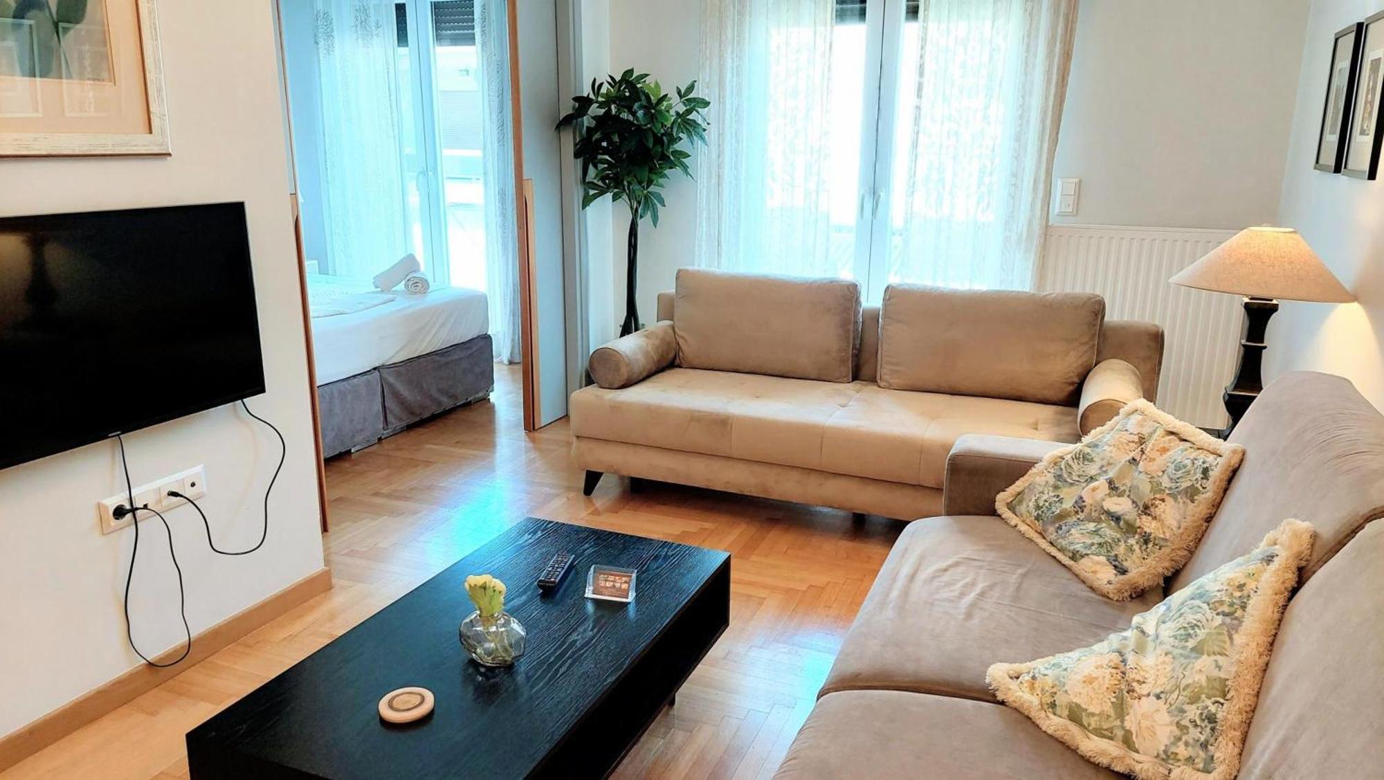 Elegant Apartment In Acropolis Aten Exteriör bild