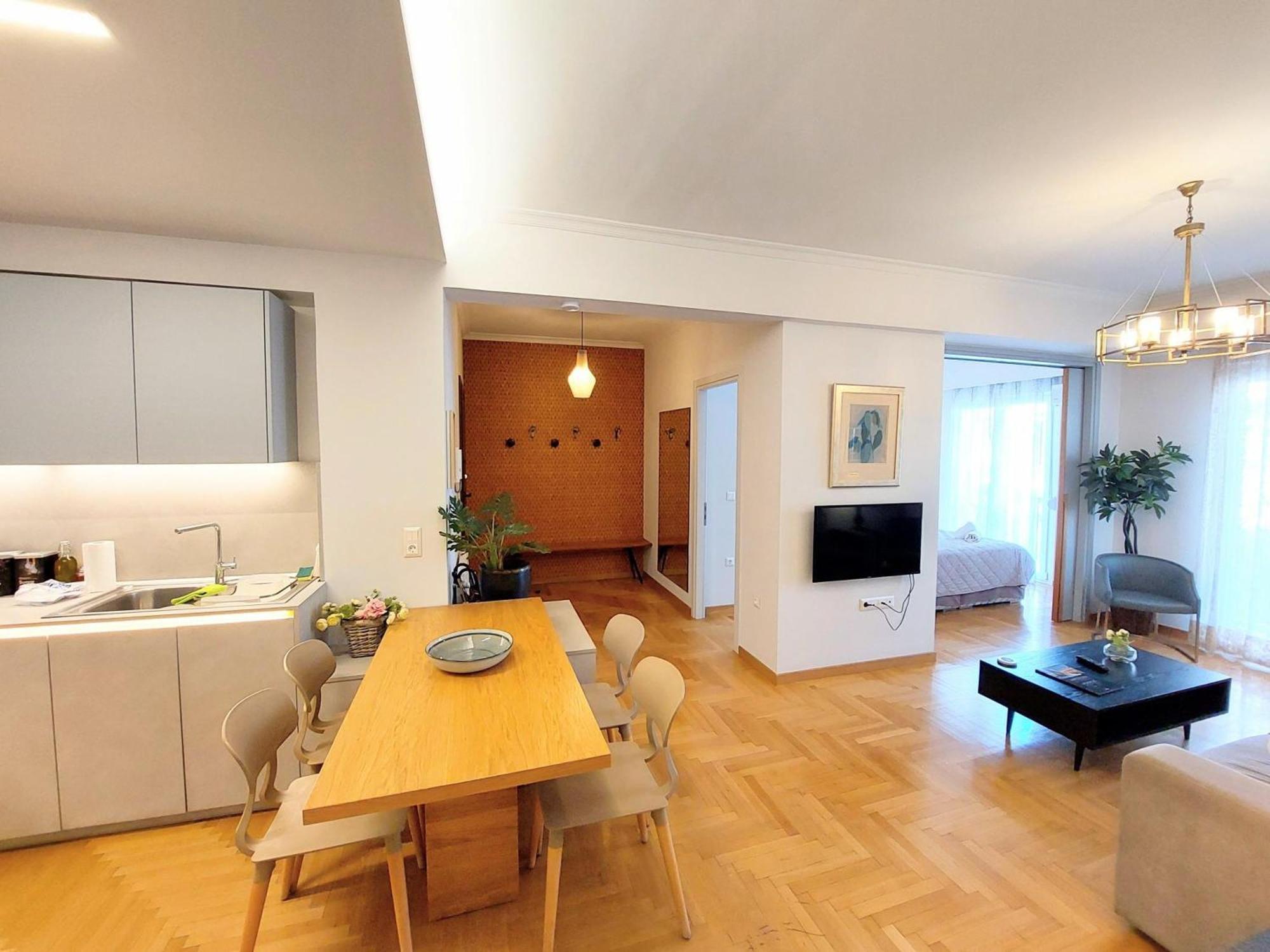 Elegant Apartment In Acropolis Aten Exteriör bild